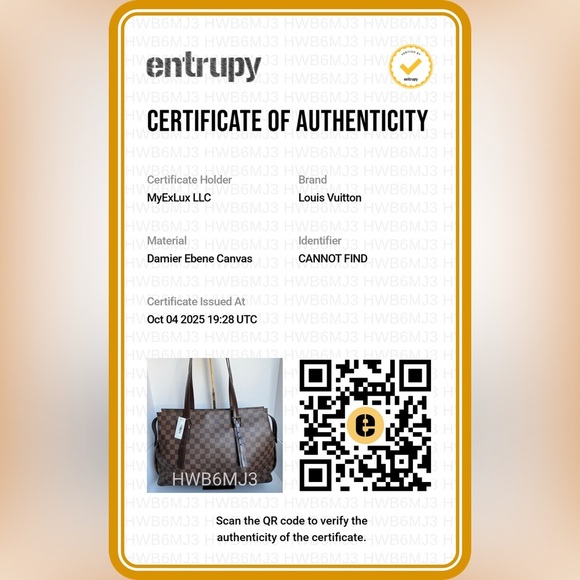 Authentic Louis Vuitton Damier Chelsea shoulder bag COA INCLUDED - Picture 10 of 10